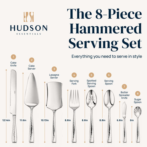 Hudson Essentials butter spreader and sugar spoon ready for tabletop convenience