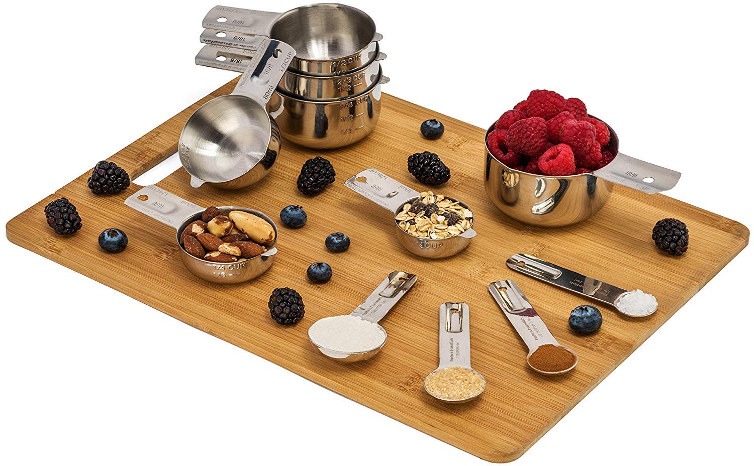 Hudson Essentials measuring cups used pouring batter, precise liquid handling benefit