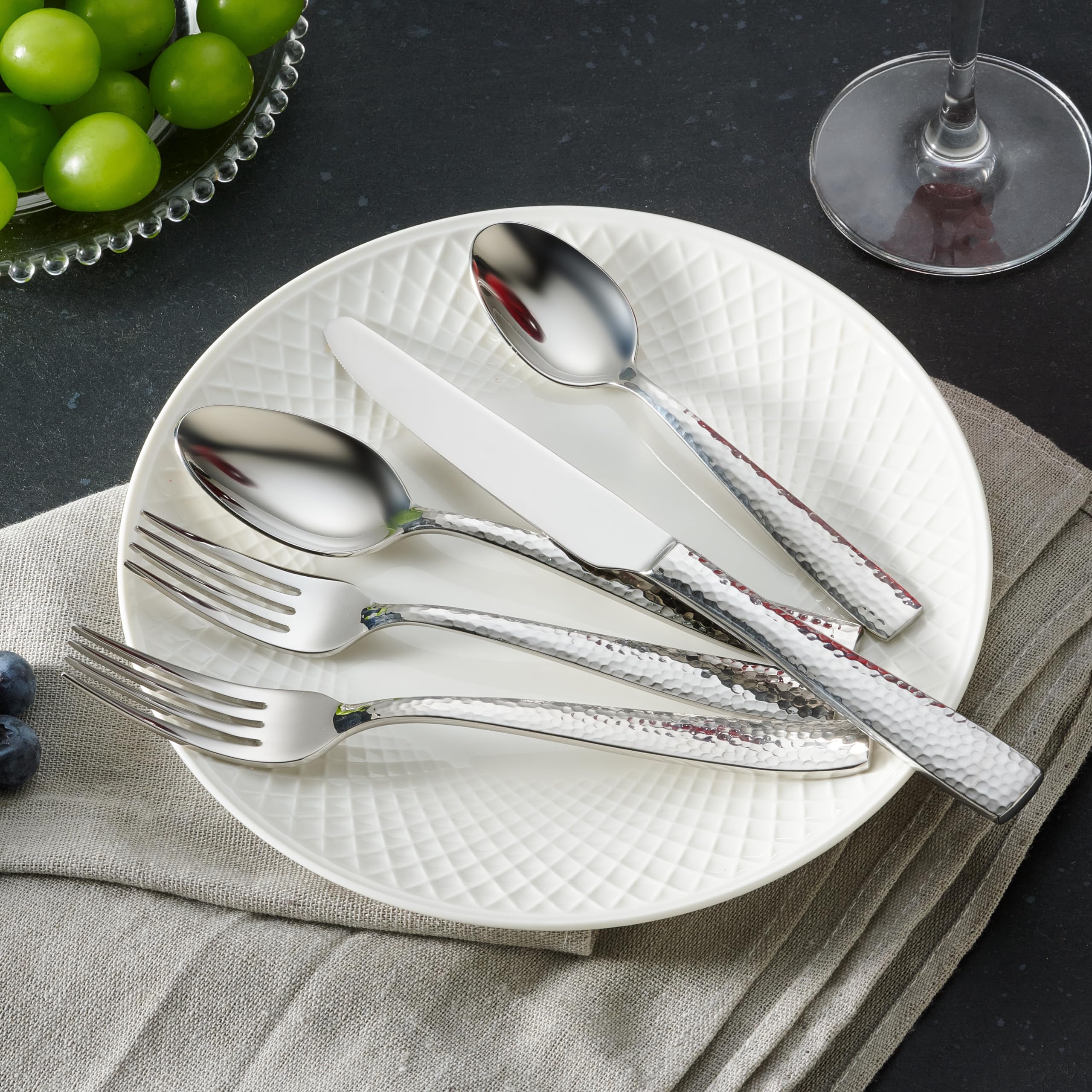Hudson Essentials mirror finish reflecting light for polished look