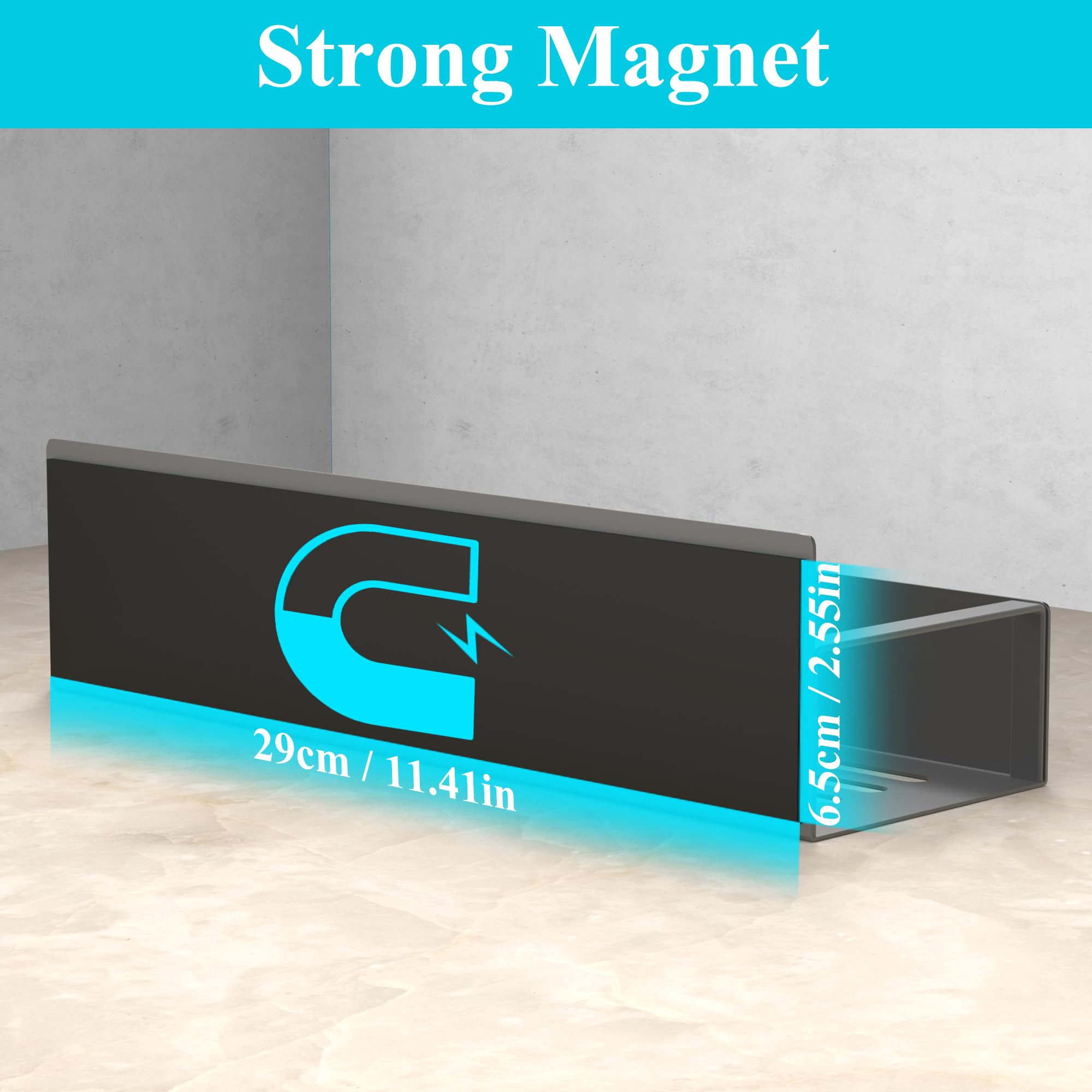 HuggieGems close-up of heavy-duty magnet demonstrating secure fridge hold benefit