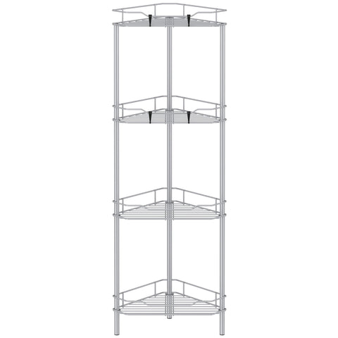 HuggieGems front view showing full four-tier caddy and organized bottles benefit easy access