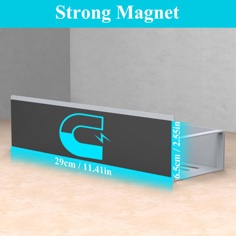 HuggieGems racks mounted on refrigerator saving counter space and easing access