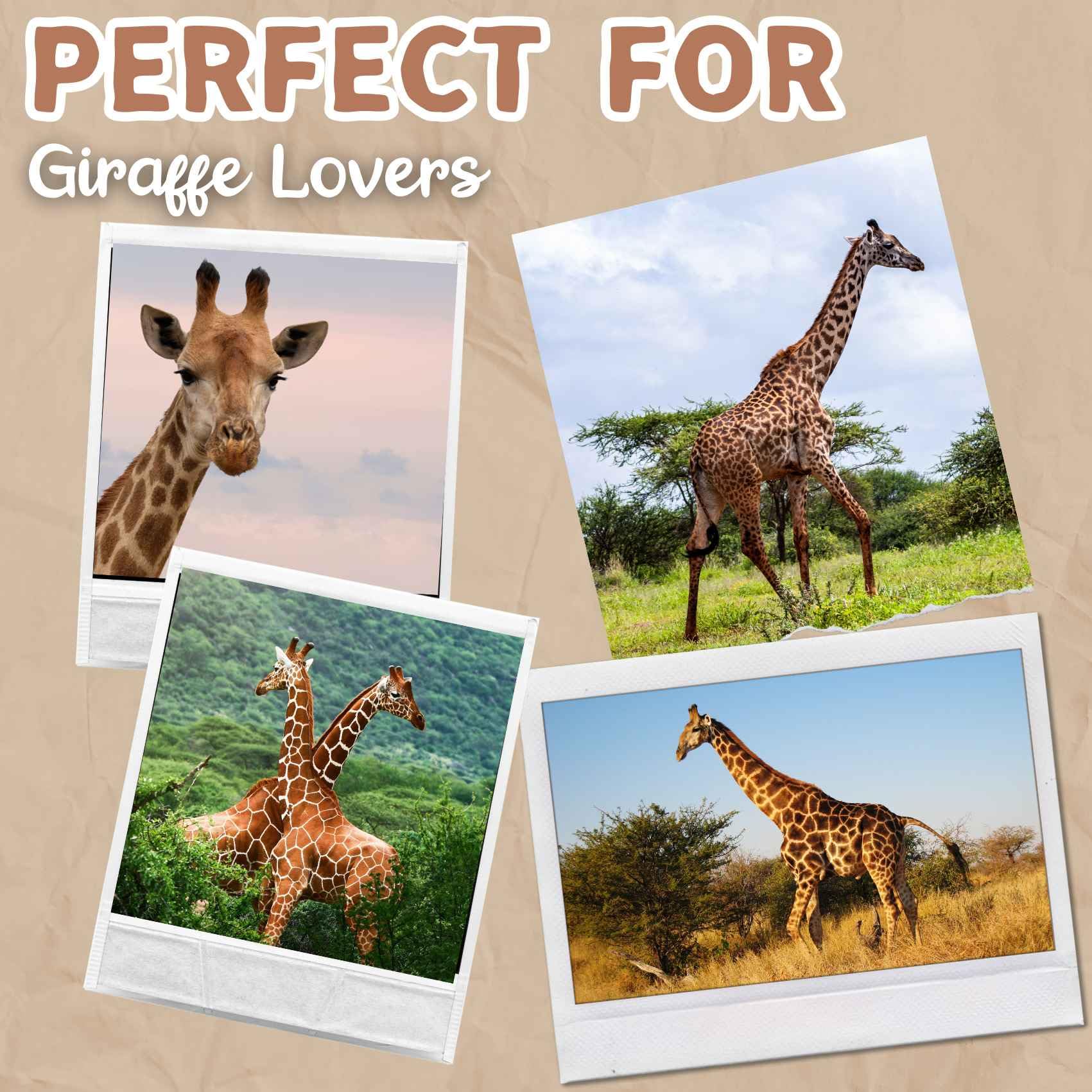 Huglanket giraffe size comparison on adult illustrating full coverage