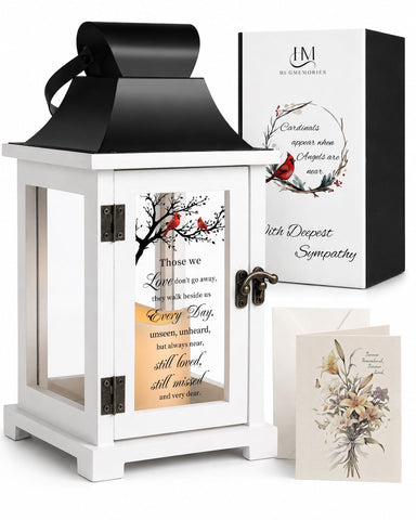 HugMemories front view of lantern offering comforting ambient light