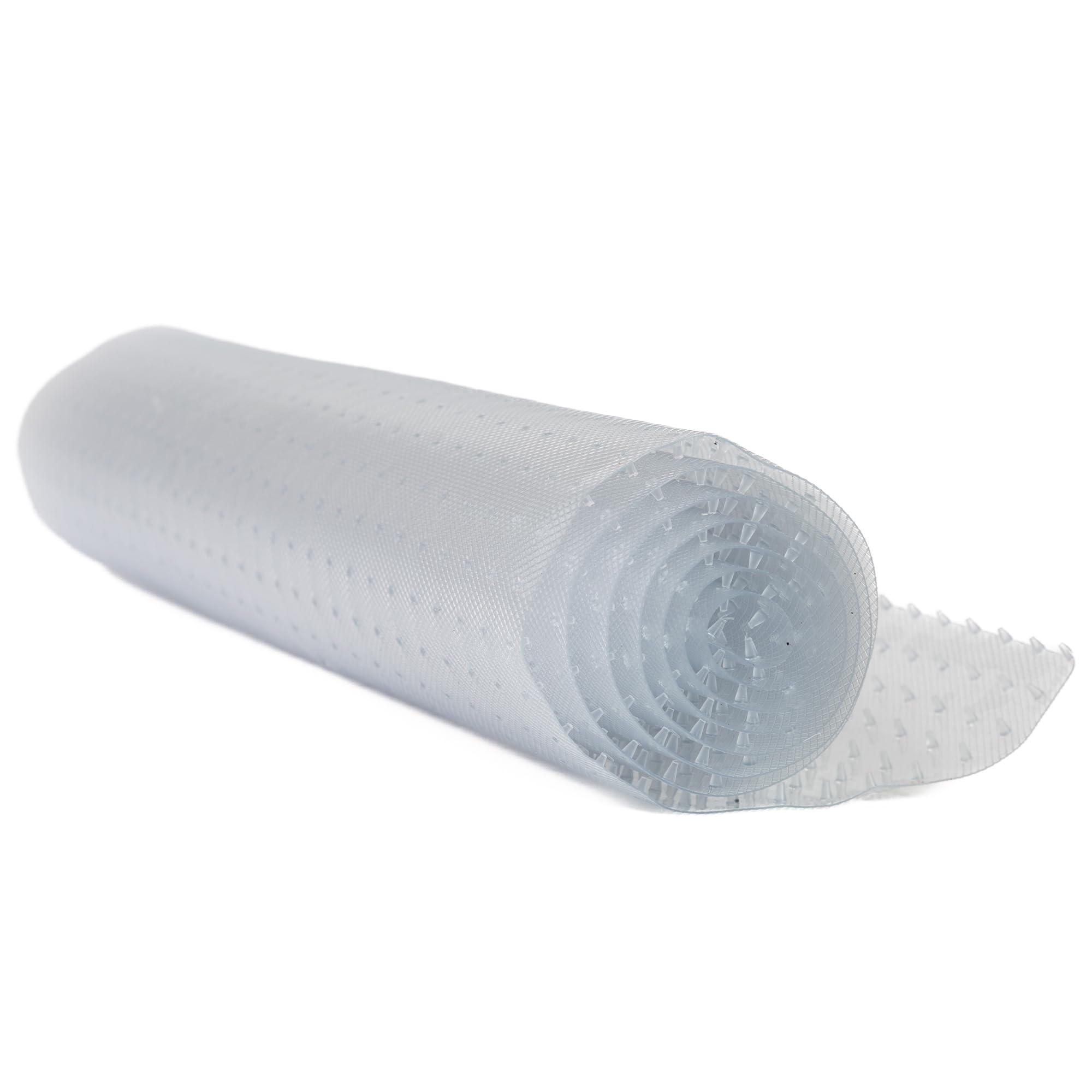 HugsandTails front view of clear runner protecting carpet with discreet look