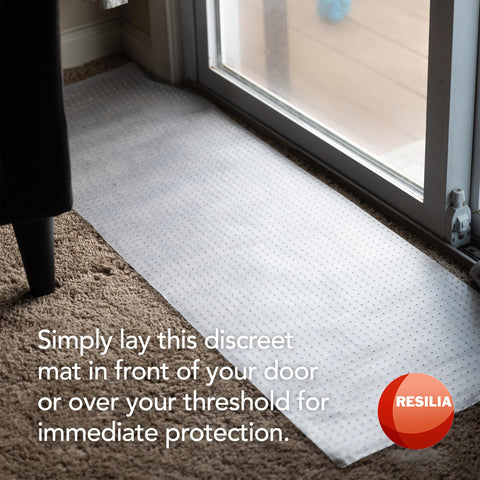 HugsandTails rolled-up mat ready for travel offering portable protection