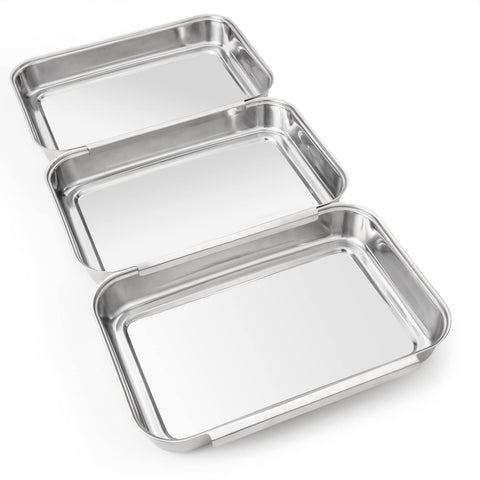 HULISEN lifestyle image of trays arranged on countertop for streamlined meal prep