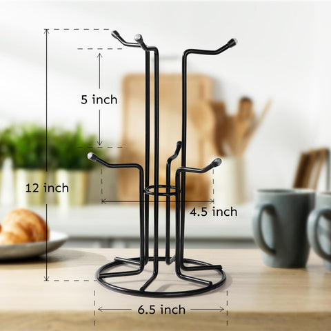 HULISEN base view showing 6.5-inch widened base for balance and anti-tip stability