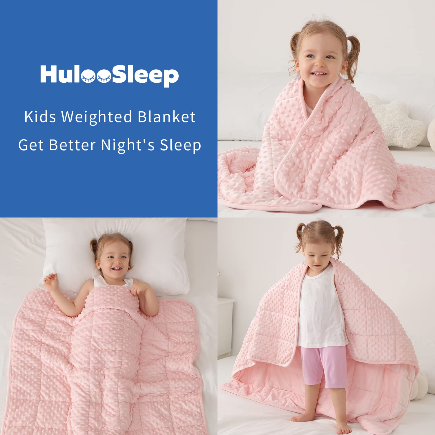 Huloo Sleep blanket spread on a twin bed offering all-season warmth