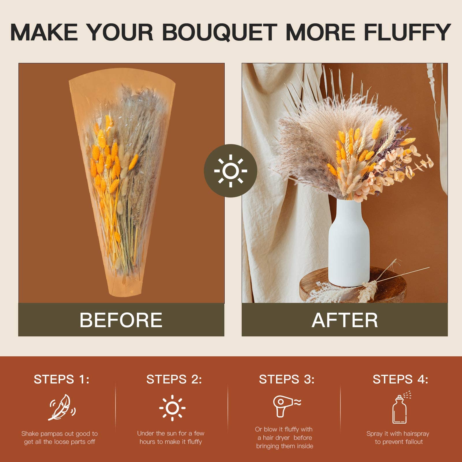 HUMINBO fall centerpiece on dining table creating cozy seasonal look