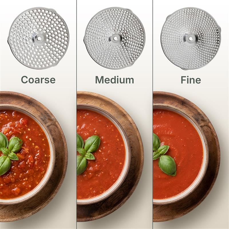 The Hungry Artisan top view with disc and crank detail for precise texture control