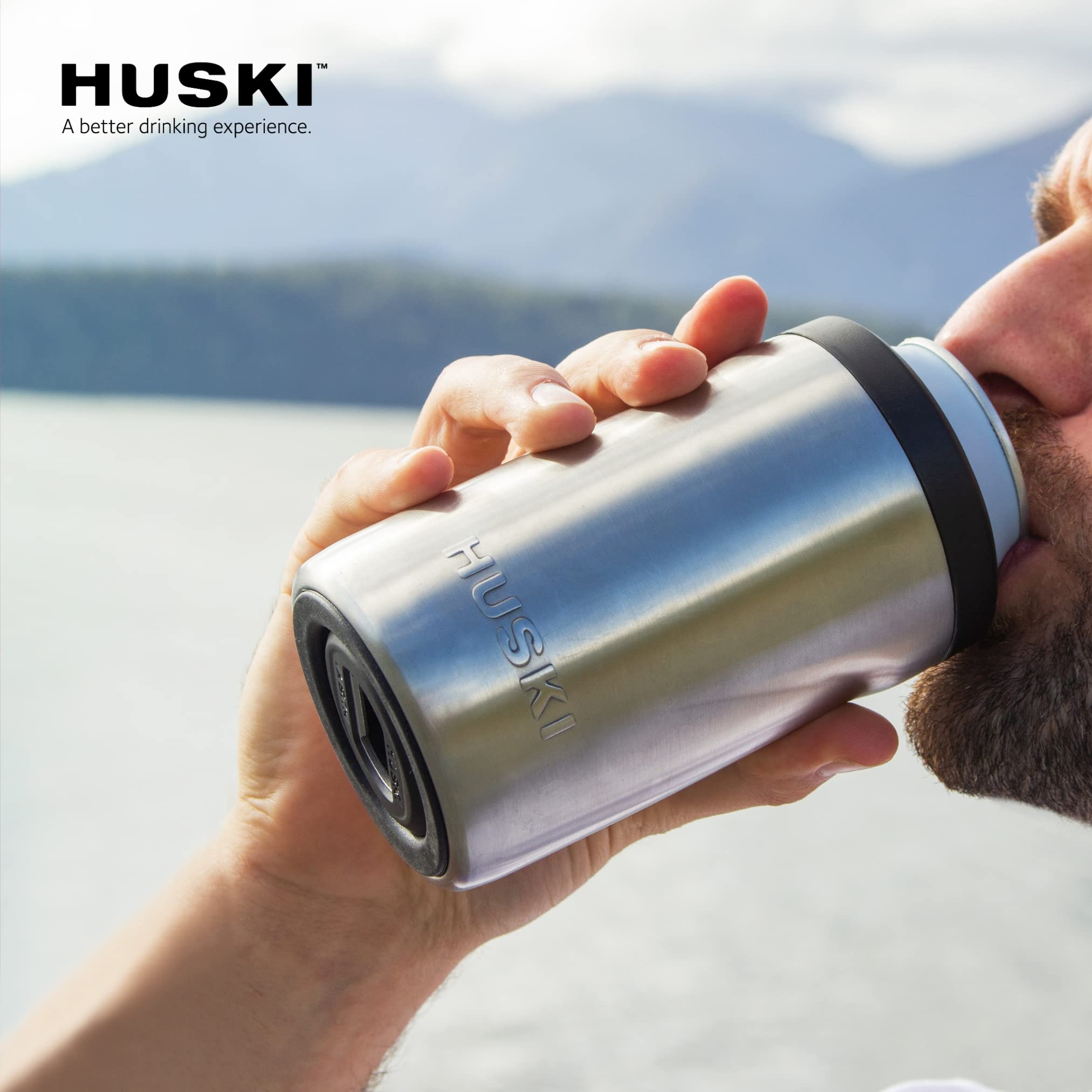 Huski cooler boxed in recyclable kraft presentation packaging ideal for gifting