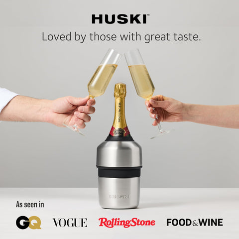 Huski brushed stainless finish close-up showing durable texture