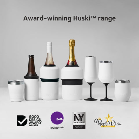 Huski tumbler at picnic showing outdoor use and stylish presentation