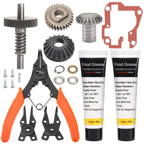 Huthbrother front packaging of complete worm gear kit showing included parts and benefits