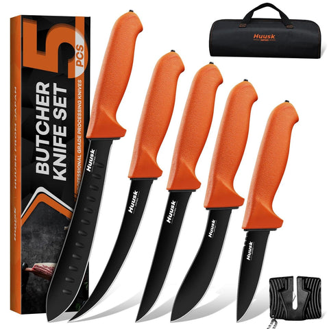 Huusk front packaging showing complete five-piece kit and gift box benefit