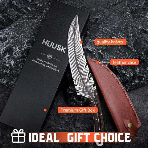 Smith Chu Huusk staged outdoors on a cutting board conveying field-ready convenience