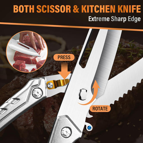 Huusk handle detail with spring and safety lock, reduces hand fatigue
