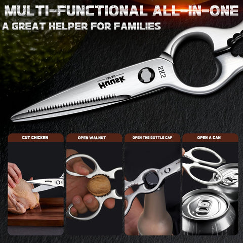 Huusk multitool features showing bottle opener and nutcracker for convenience