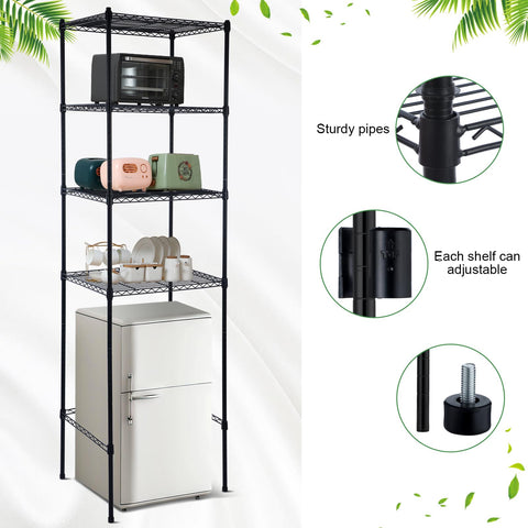 Huwena beside a mini fridge to show scale and compact footprint advantage