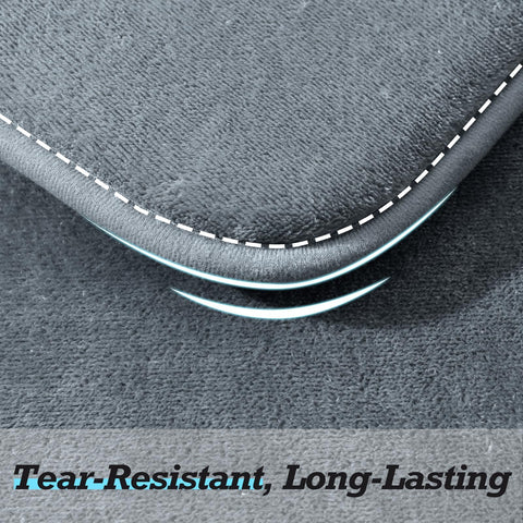 HUXMEYSON non-slip backing with PVC dots showing grip that prevents slipping benefit