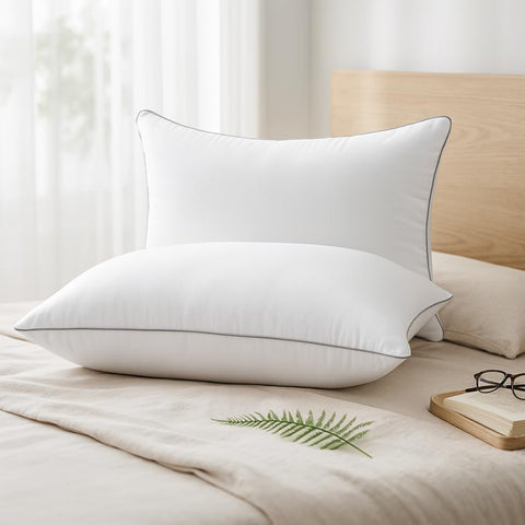 HUXMEYSON close-up of microfiber cover texture highlighting breathable comfort