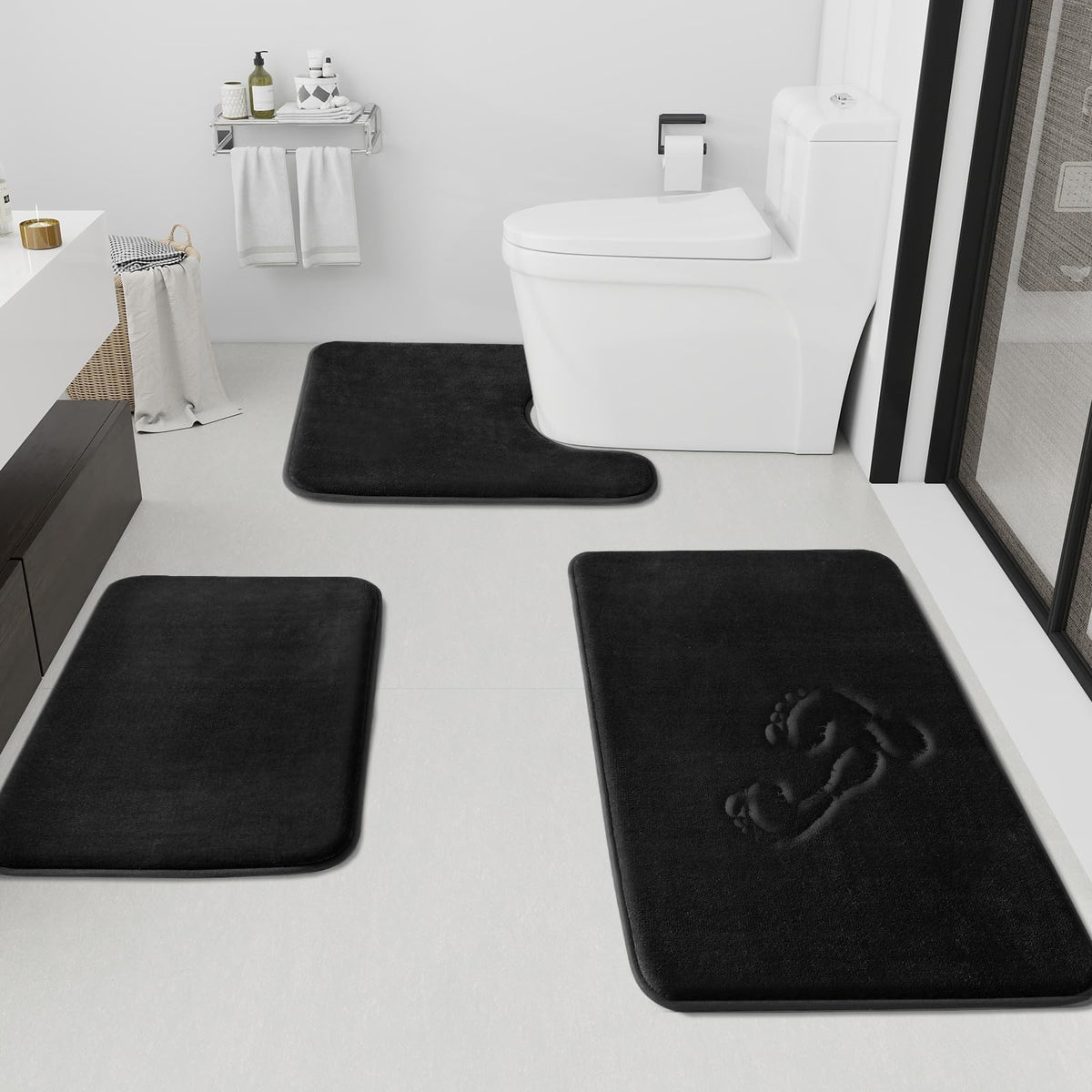 HUXMEYSON front set displayed, showing all three rug sizes for cohesive coverage