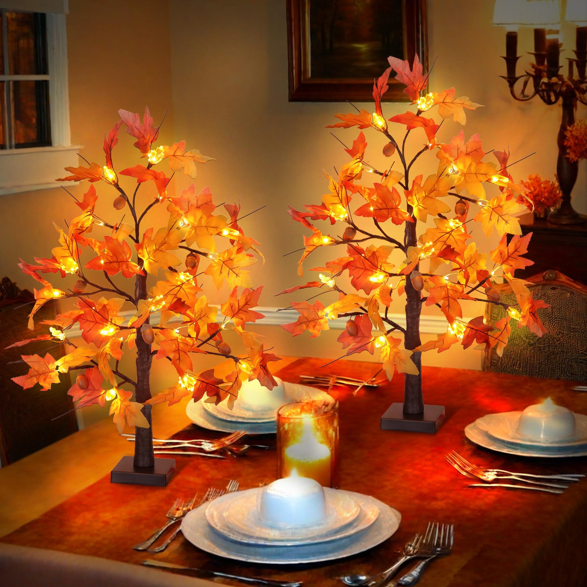 Huyamap tree beside a candle for scale and tabletop fit