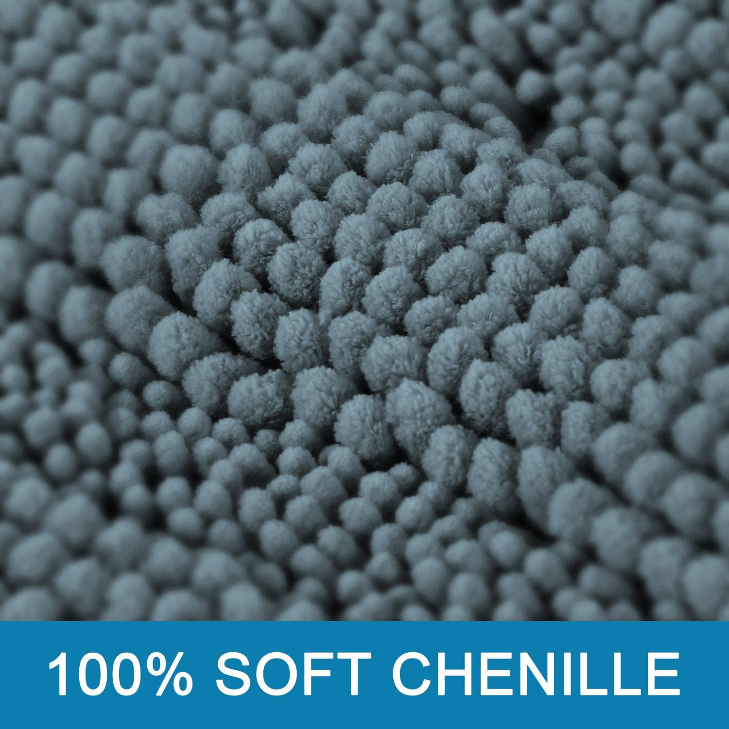 H.VERSAILTEX close-up of chenille pile highlighting soft texture and absorbency
