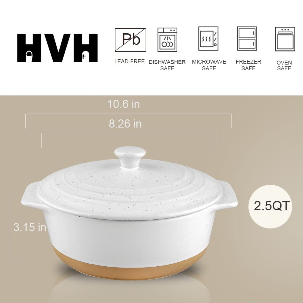 HVH casserole in oven demonstrating oven-safe use up to 500°F
