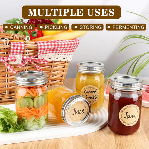 HWASHIN accessories with labels, cleaning brush and twine for organization and gifting