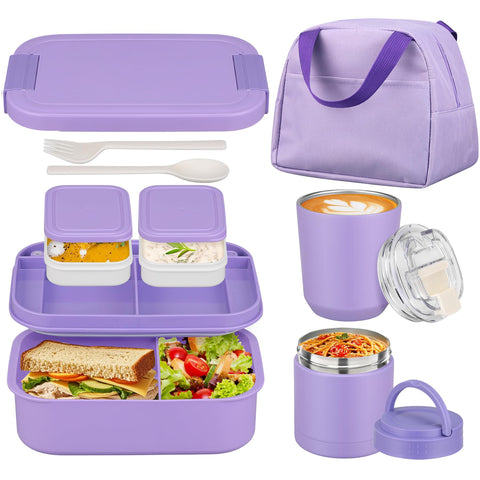 HWONMTE front view of full bento set showing components and portability benefit