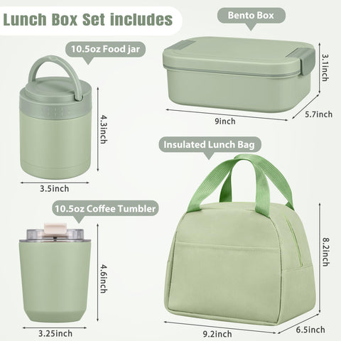 HWONMTE insulated food thermo with handle keeping soup warm for hours