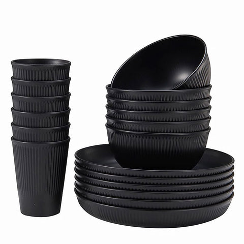 HXYPN matte black front packaging showing complete 18-piece set and storage benefit