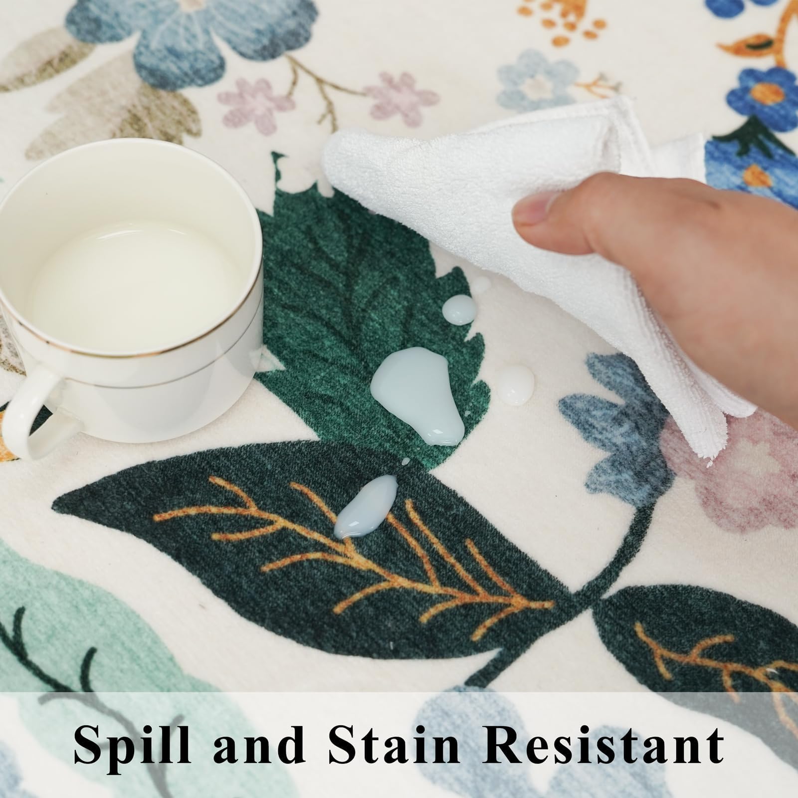 HY HAO YUN LAI detailed floral pattern close-up offering subtle visual interest