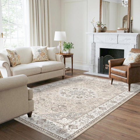 HY HAO YUN LAI rug under dining table demonstrating water‑resistant protection