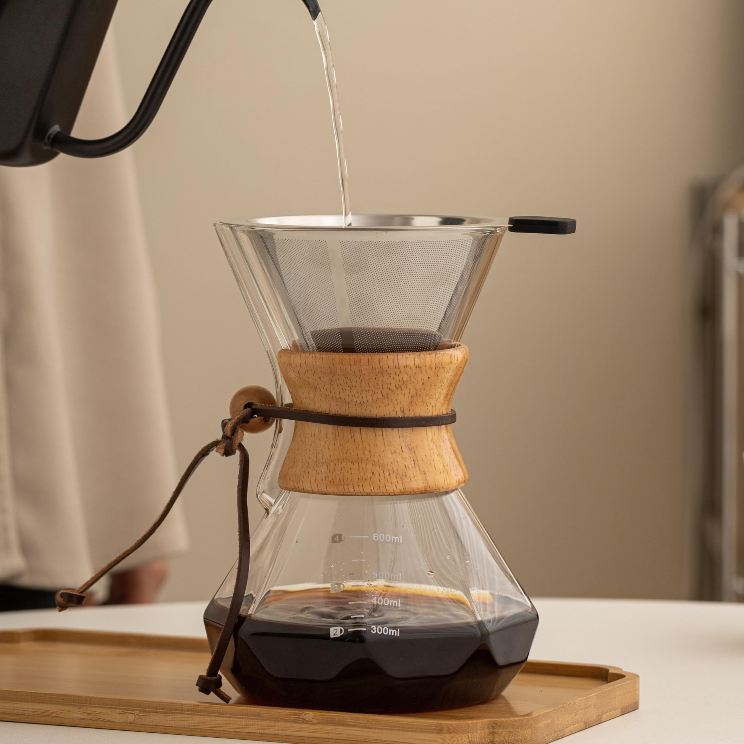 HYAXGM pouring action from eagle-mouth spout for precise control
