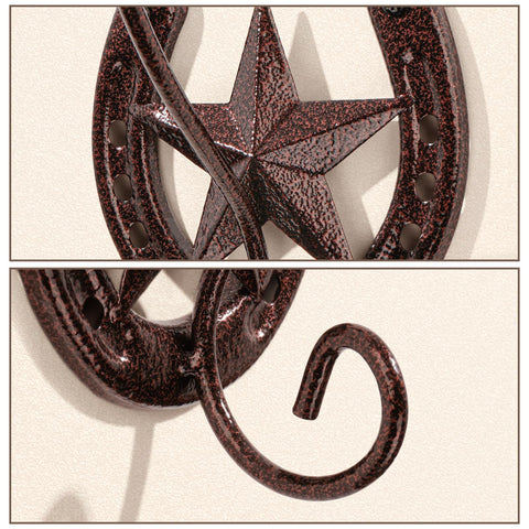 HYDERMUS mounted hat rack holding a cowboy hat to protect brim shape