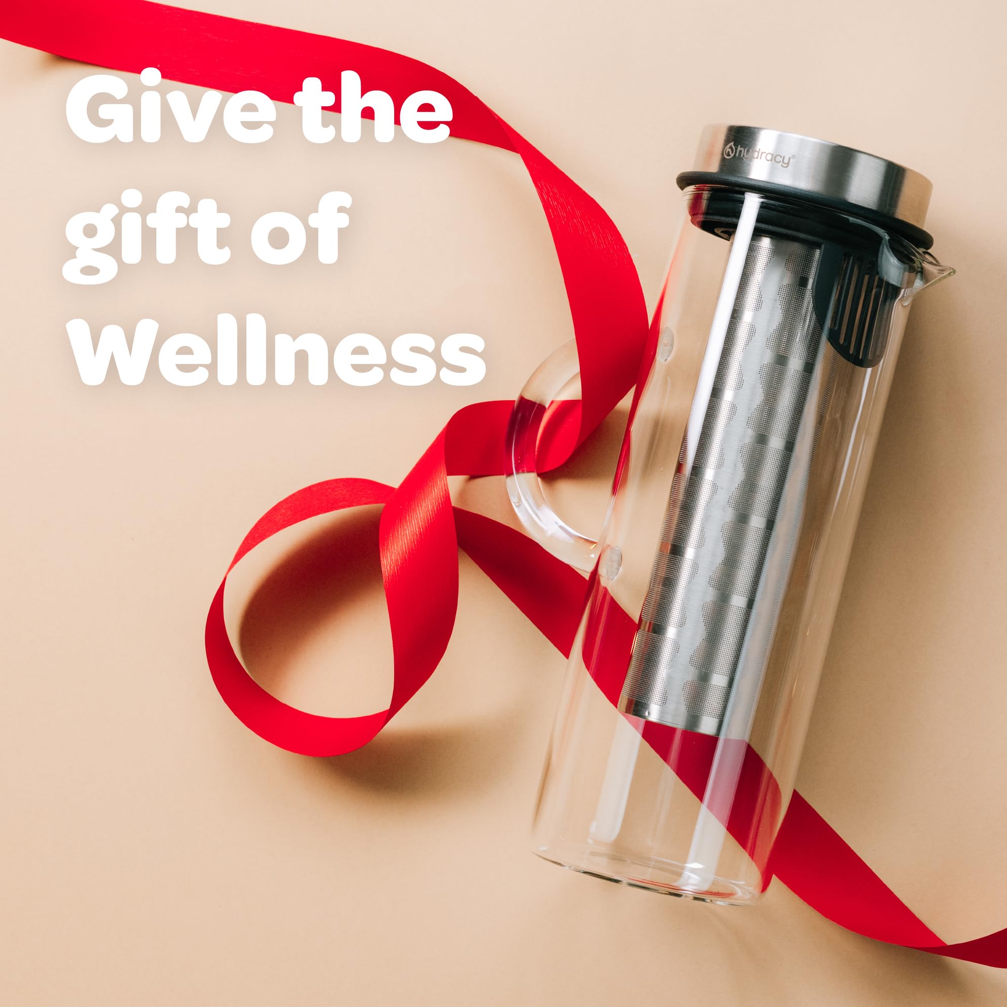 Hydracy pitcher gift packaging and starter guide highlighting ready-to-give appeal