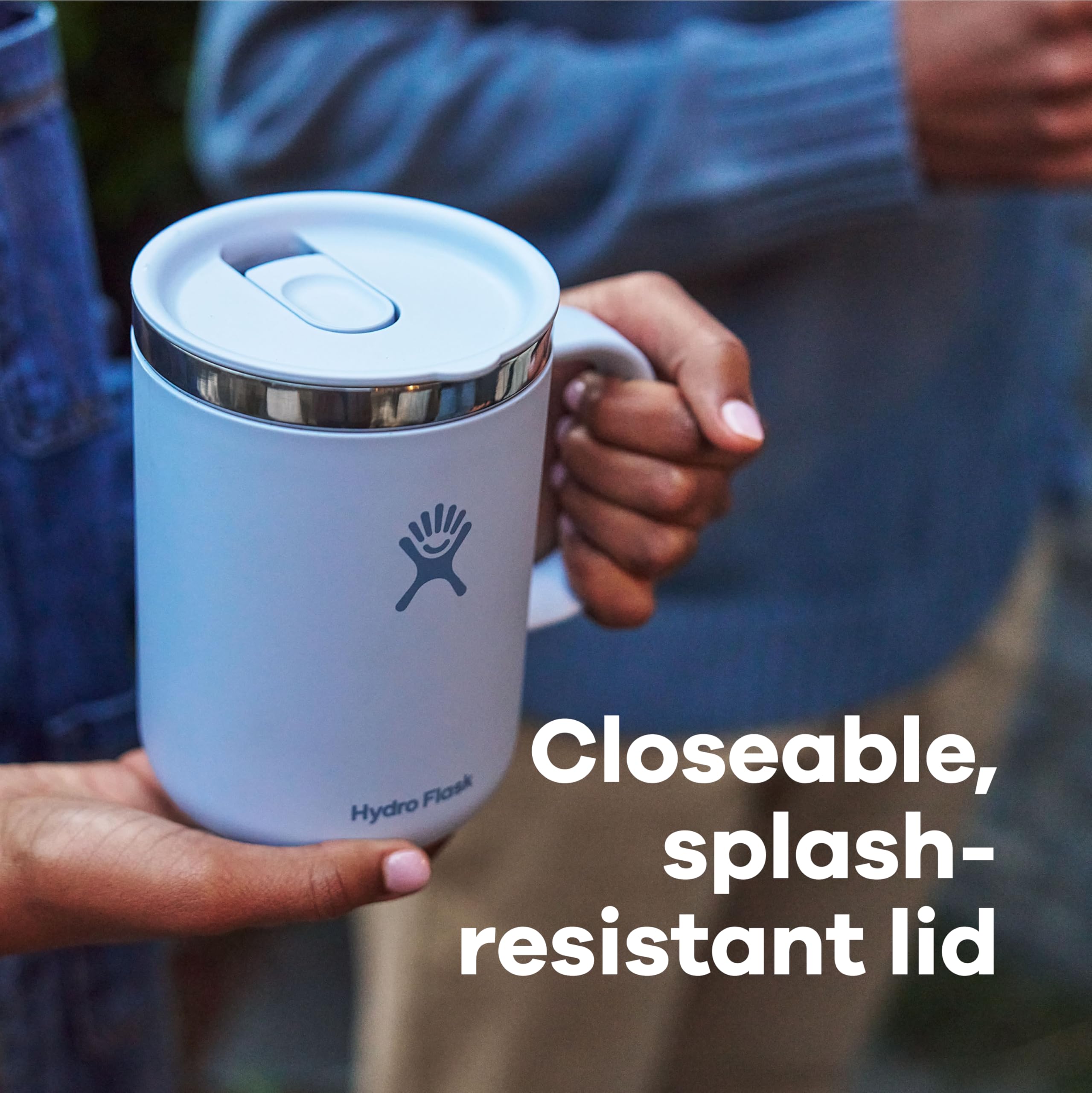 Hydro Flask interior stainless steel view emphasizing pure taste and durability