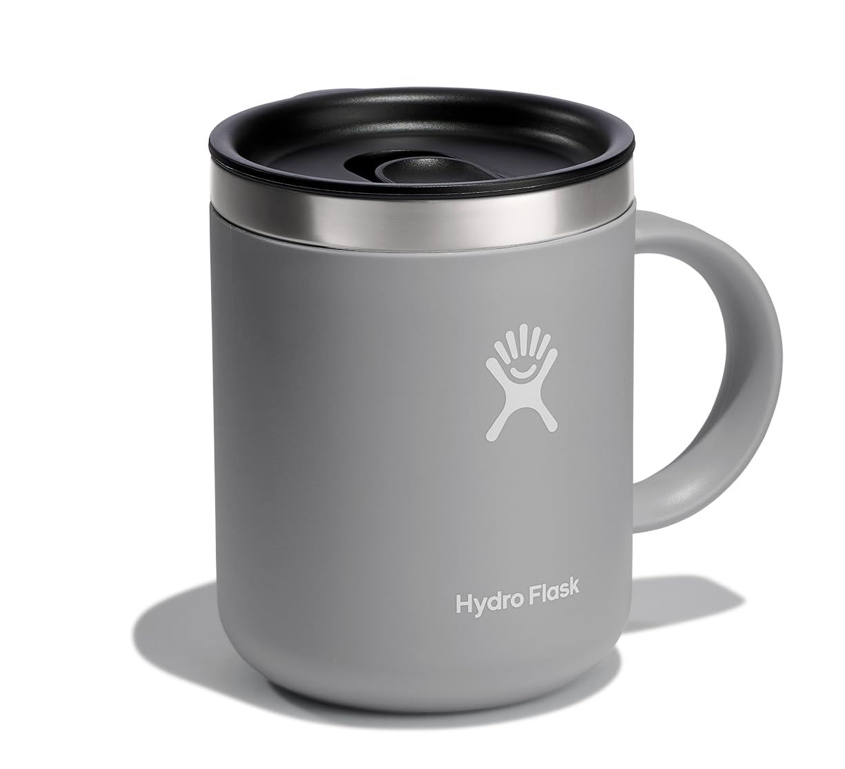 Hydro Flask closeable press-in lid detail displaying spill-reducing feature