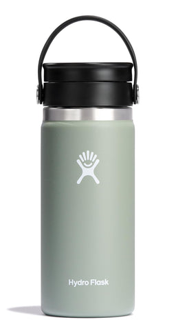 Hydro Flask front view showing agave color and bottle shape, durable for travel