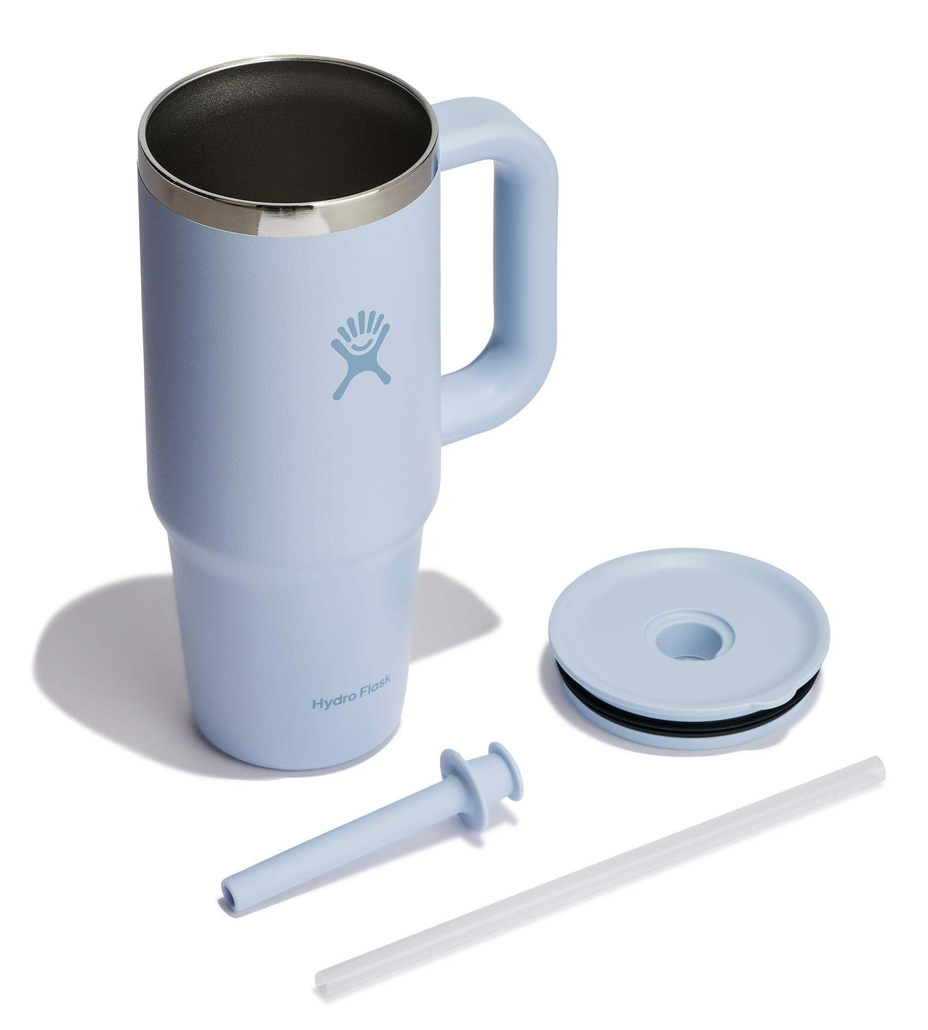 Hydro Flask surf tumbler handle detail for secure grip and easy carrying