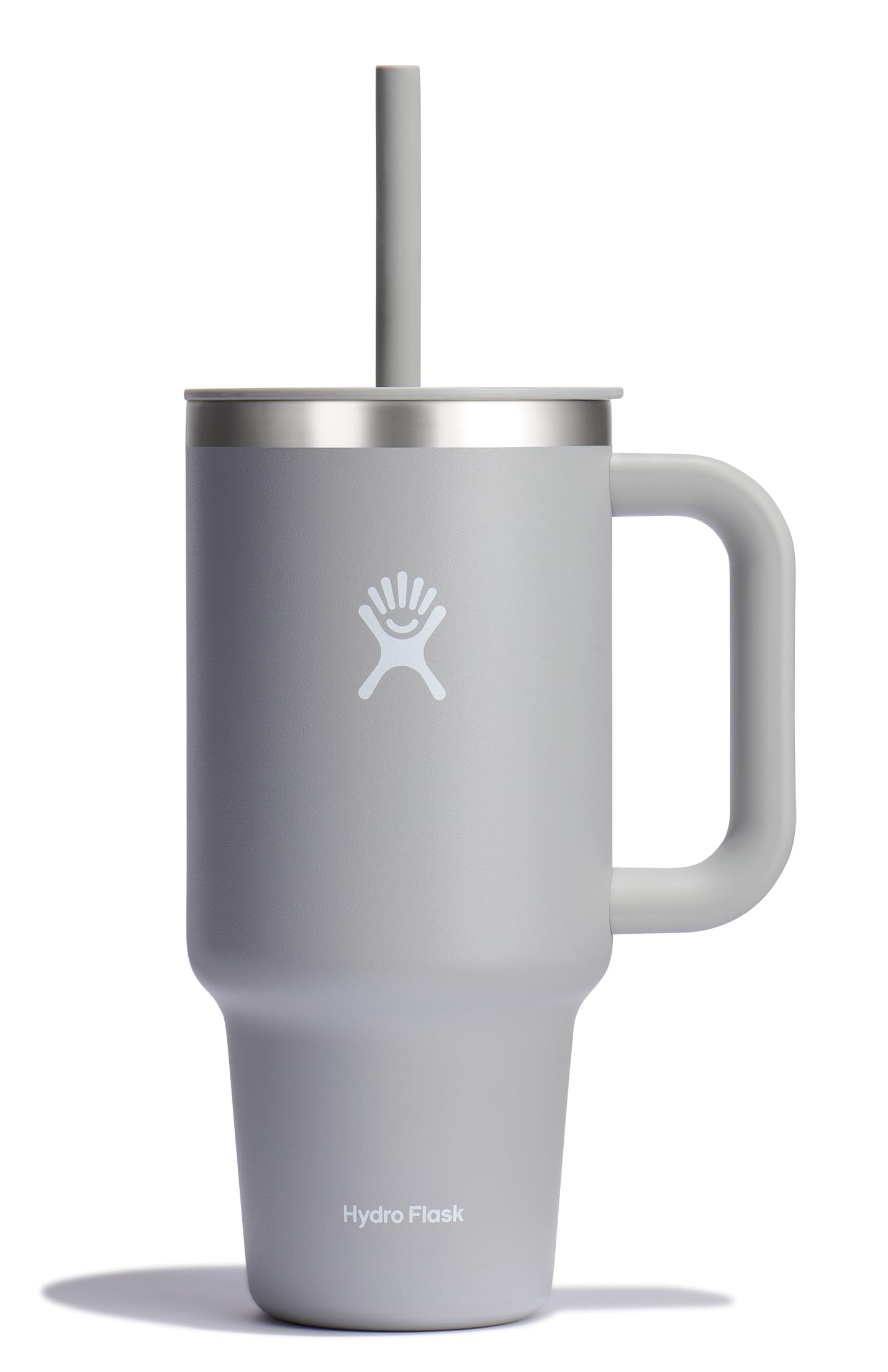 Hydro Flask 32 oz Birch front profile with handle showing easy carry benefit