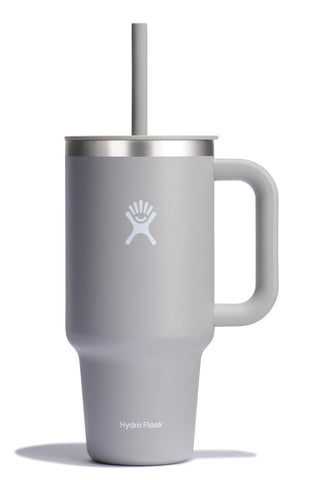 Hydro Flask 32 oz Birch front profile with handle showing easy carry benefit
