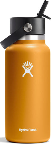 Hydro Flask 32 oz Fossil Brown bottle front view showing durable finish and capacity