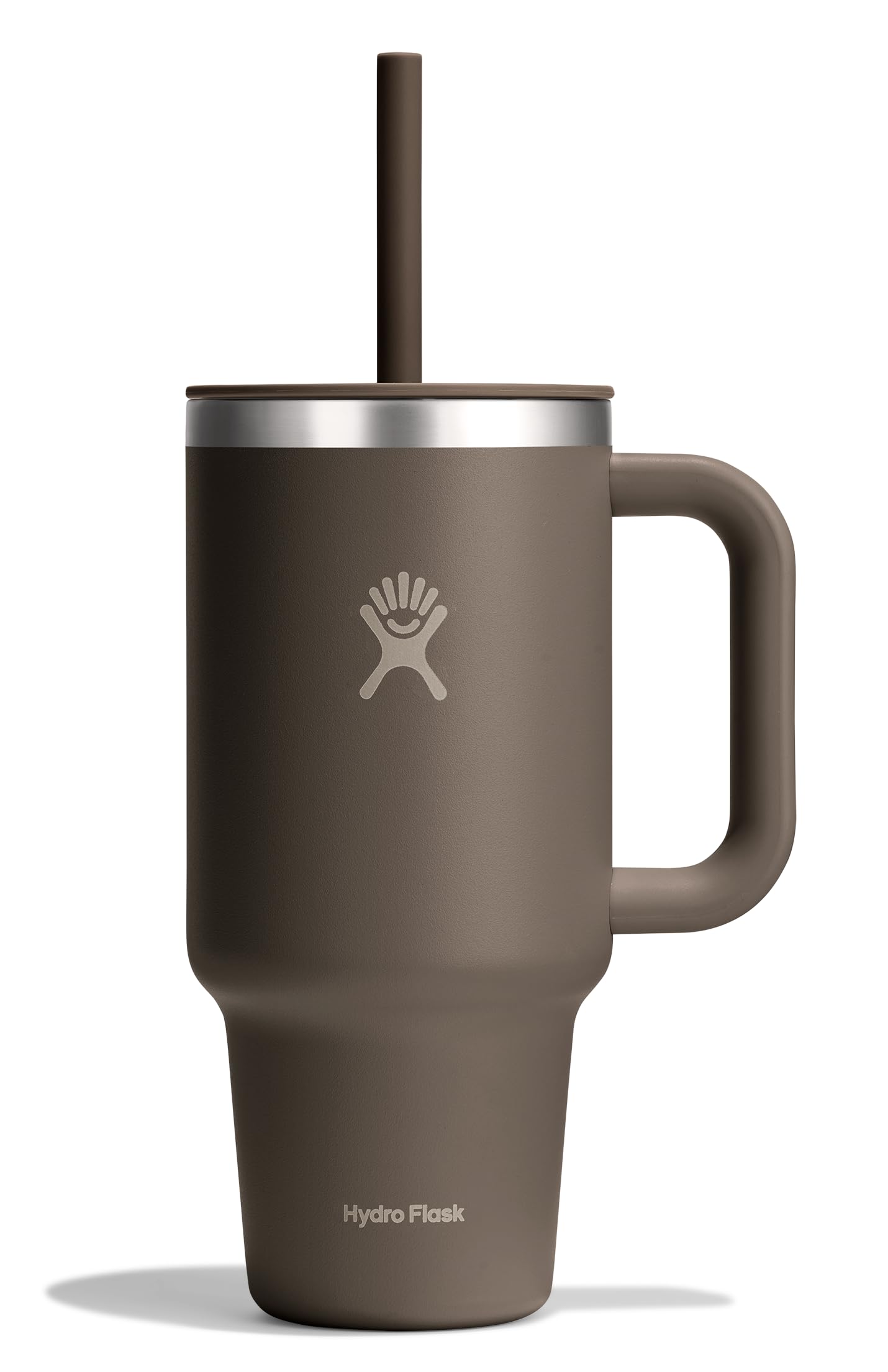 Hydro Flask 32 oz front view showing sandpiper color and insulated design for all-day cold