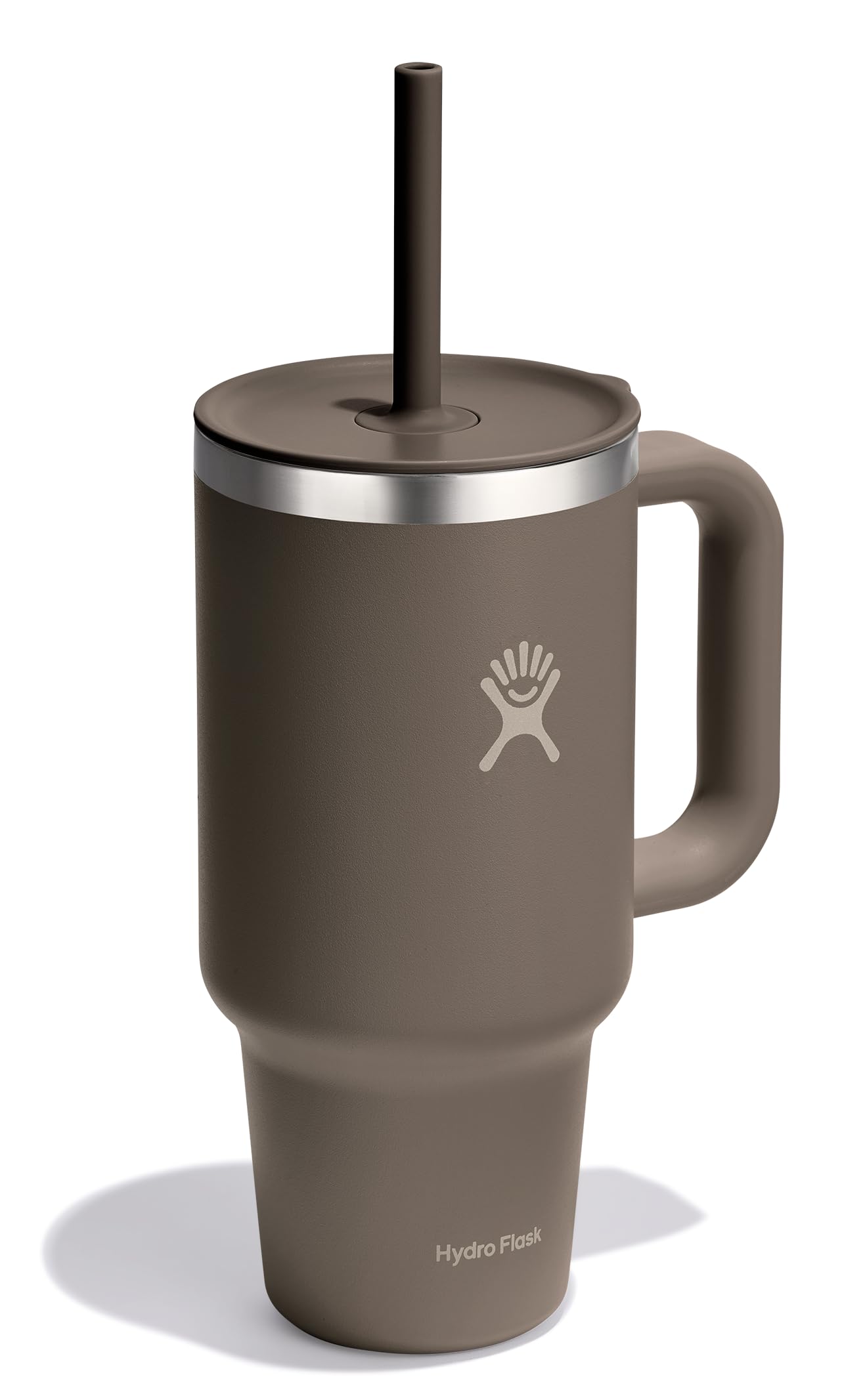 Hydro Flask handle close-up showing ergonomic grip for easy carrying