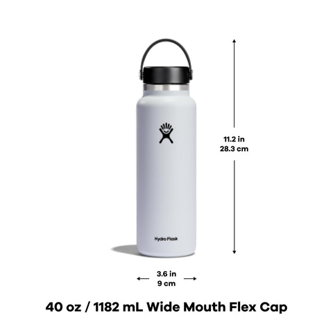 Hydro Flask 40 oz in backpack pocket showing durable travel-ready performance