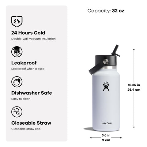 Hydro Flask being used while running to show one-handed sip convenience